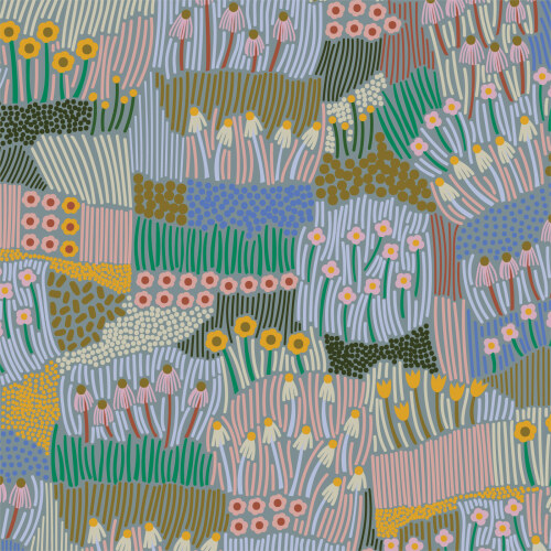 Flower Patch from Hidden Thicket by Leah Duncan For Cloud9 Fabrics