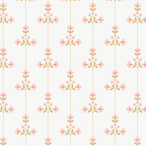 Vivienne Pink From Vintage Charm By Popeia Herzog For Cloud9 Fabrics (Due Dec)