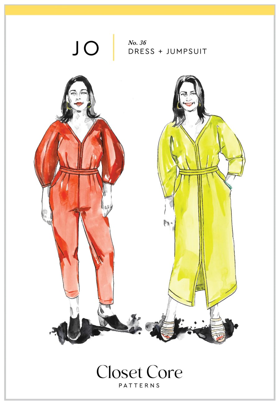 Jo Dress & Jumpsuit By Closet Core Patterns