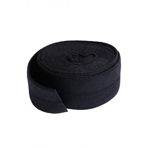 Black Foldover Elastic - 20mm X 2 yds (1.8m) ByAnnies