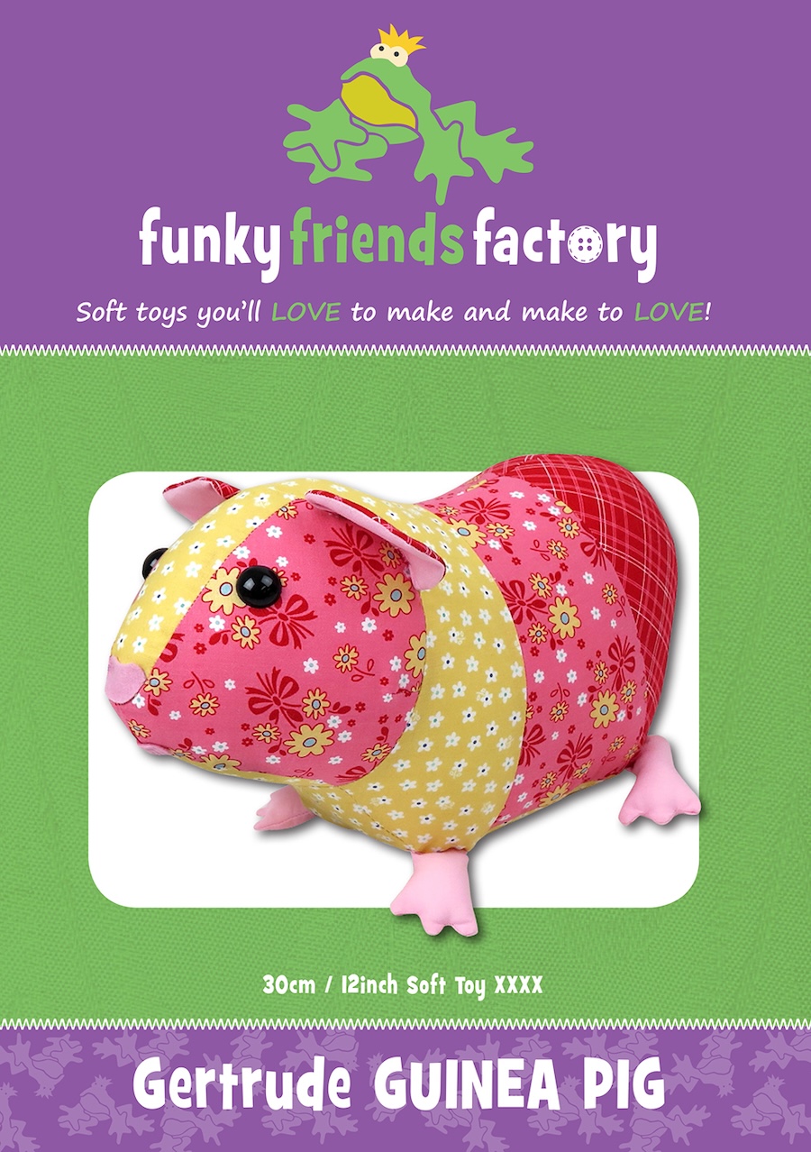 Gertrude Guinea Pig Pattern By Funky Friends Factory (Avail Jul)