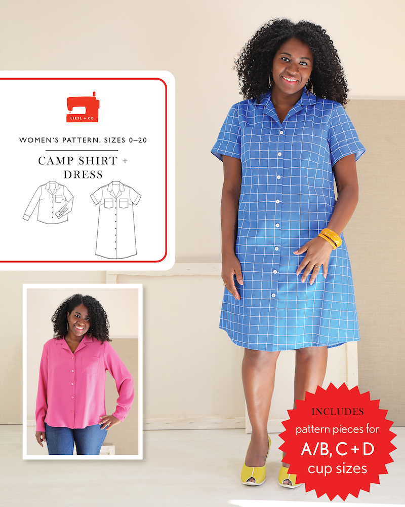 Camp Shirt + Dress Pattern by Liesl + Co