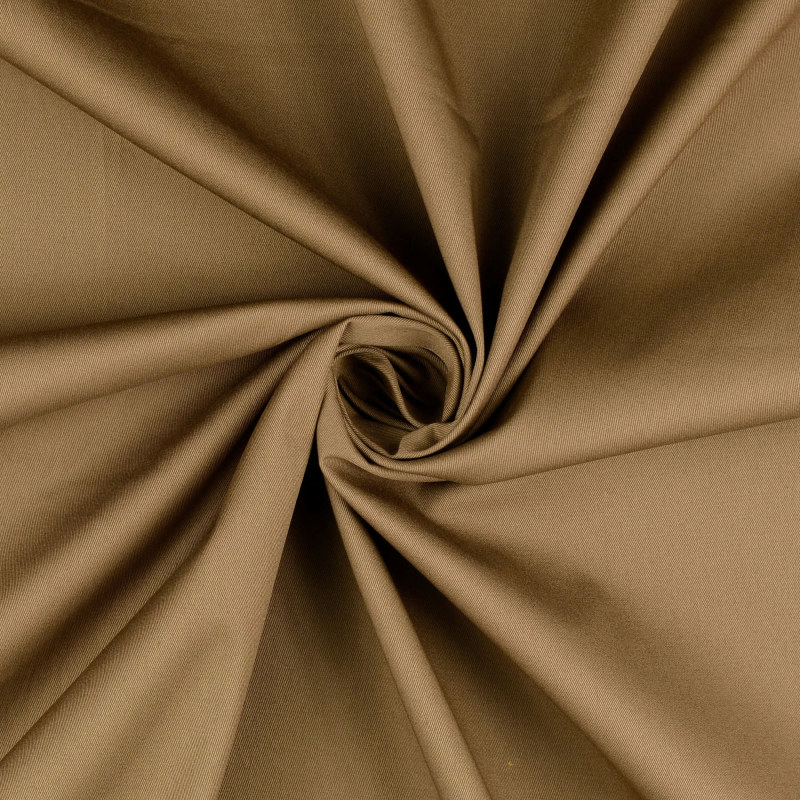 Light Brown Cotton Stretch Twill from Attica by Modelo Fabrics