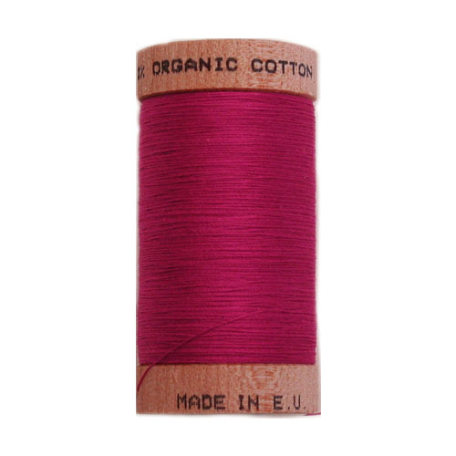 Scanfil Organic Thread 100 Metre Spool - Fuscia