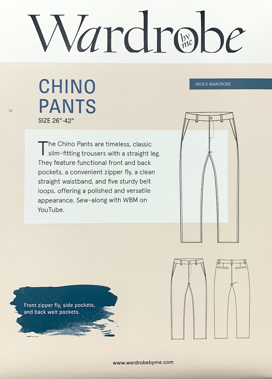 Chino Pants Pattern By Wardrobe By Me