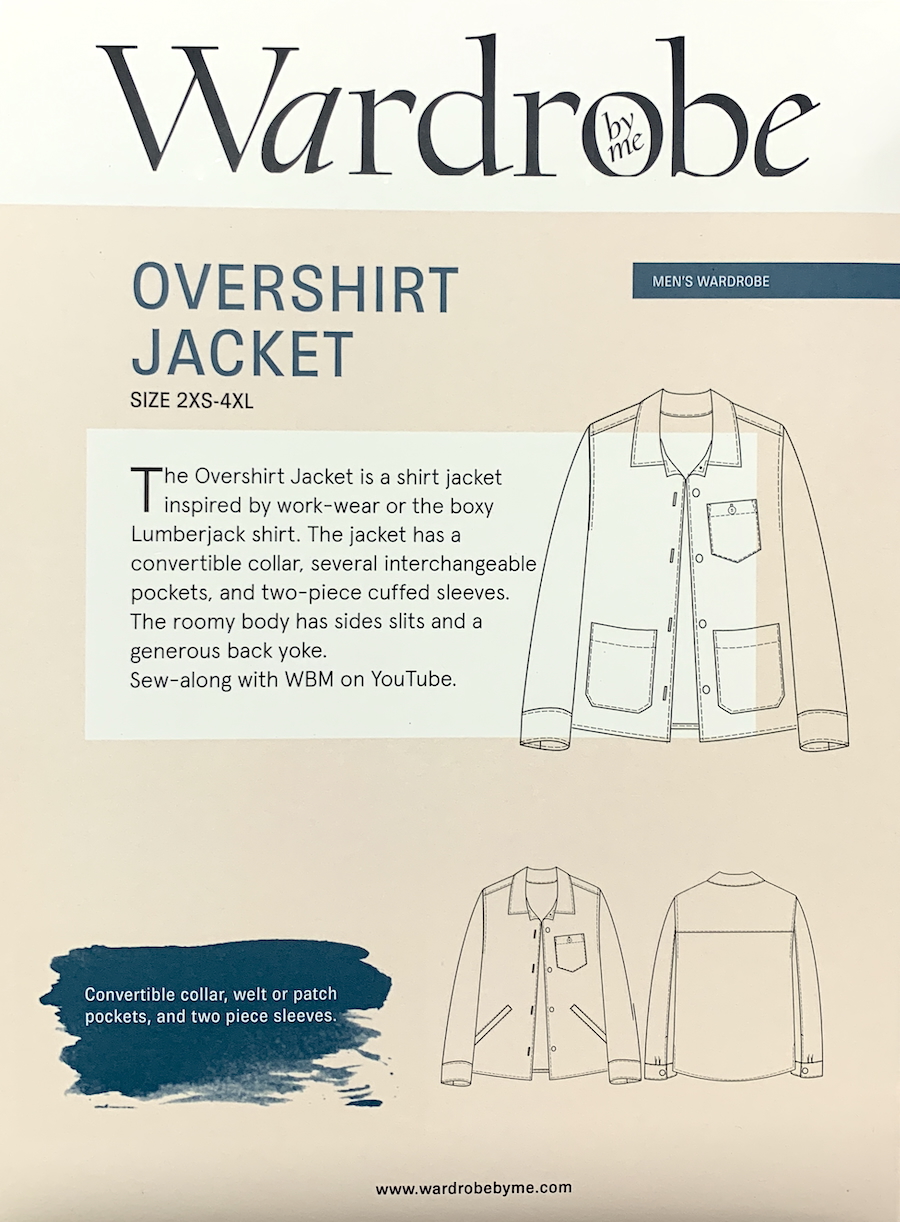 Mens Overshirt Pattern by Wardrobe By Me