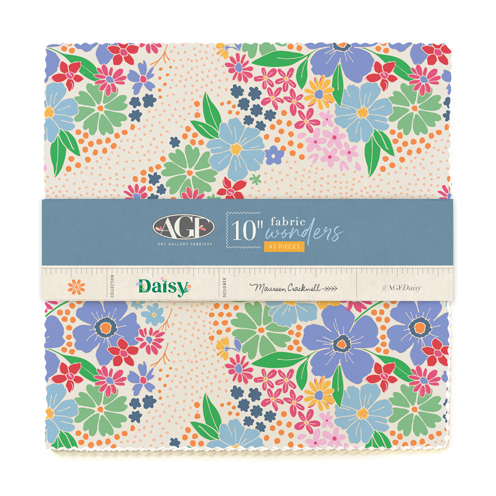 10in Fabric Wonders from Daisy designed by Maureen Cracknell in Cotton for AGF
