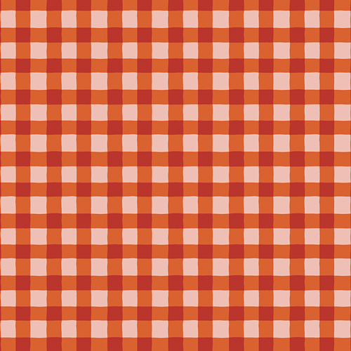 Small Plaid of my Dreams Blaze from The Orchard by Maureen Cracknell for AGF