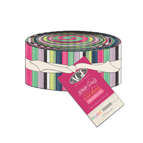 Strip Roll Fabric Wonders 40 Strips From Pure Stripes Elements By AGF Studio