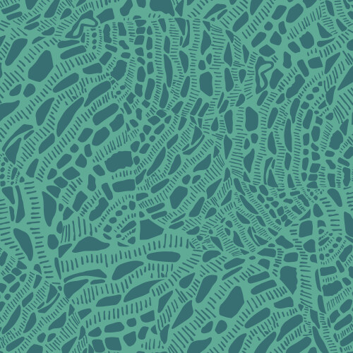 Neverending 108in in Teal from Seashell Serenade by Jayme Murray for Cloud9 Fabrics (Avail Jun)