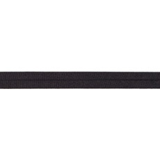 Black Foldover Elastic - 16mm X 25m