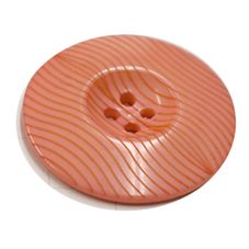 Acrylic Button 4 Hole Ridged 34mm Sea Blue