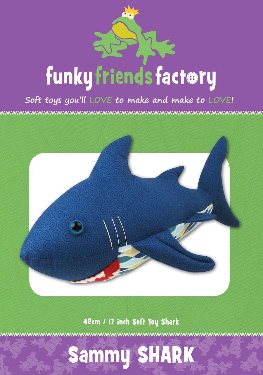Sammy Shark Pattern By Funky Friends Factory