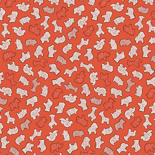 Circus Animals Retro in Flannel from Cinnamon Toast by Dana Willard for AGF