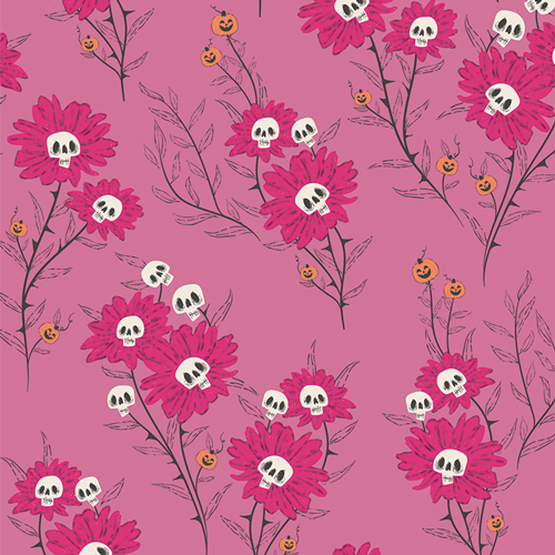 Wicked Blooms from Sweet n Spookier by AGF Studio in Cotton for AGF
