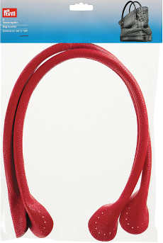 Red - Prym Bag Handles Theresa 2pcs 60cm Artificial Leather &#8987;