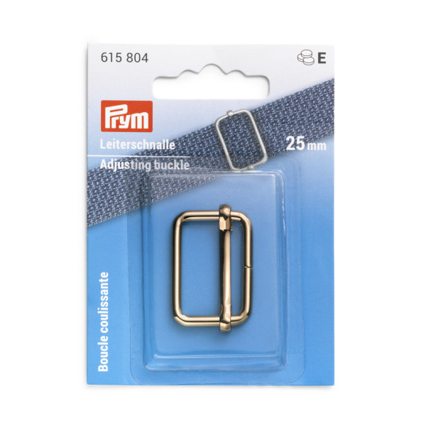 Prym Adjusting Buckle 25mm New Gold 1 pc