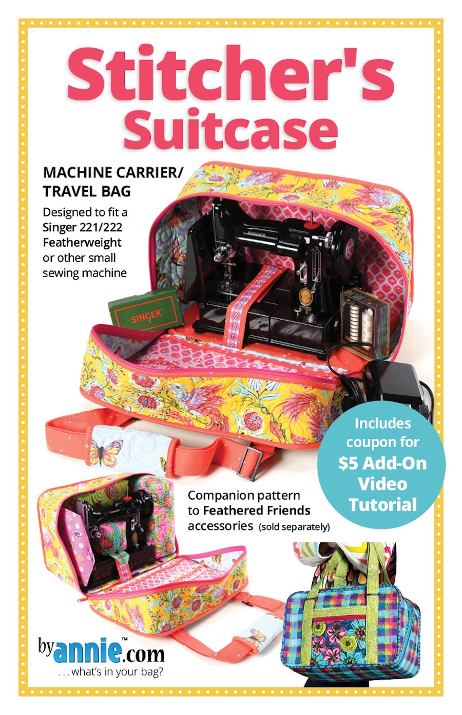 Stitchers Suitcase Pattern from ByAnnie (PBA319)