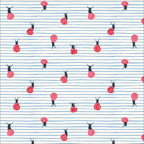 Surprise Snails From Autumn Walk By Emily Taylor For Cloud9 Fabrics