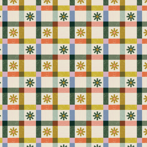 Folk Floral From Floral Frenzy By Samantha Johnson For Cloud9 Fabrics
