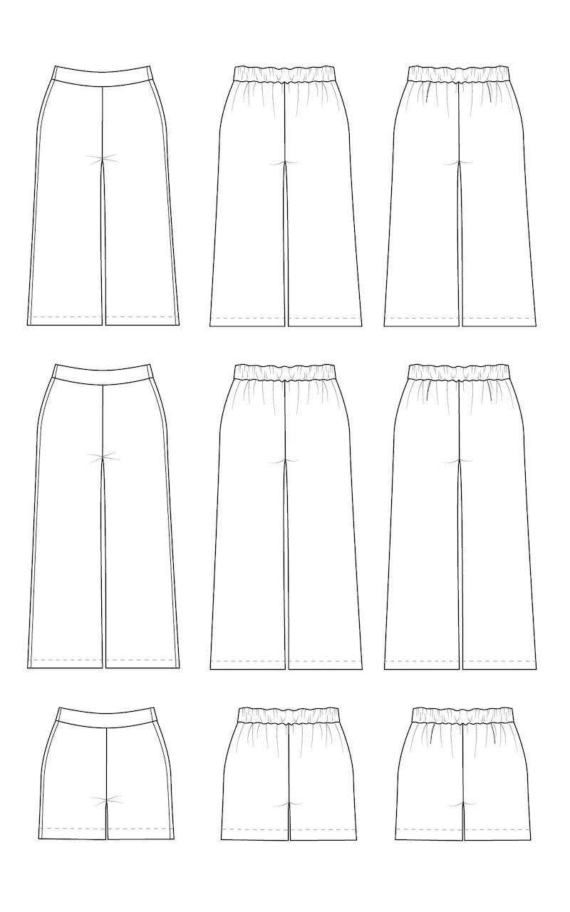 Calder Pants & Short Pattern by Cashmerette
