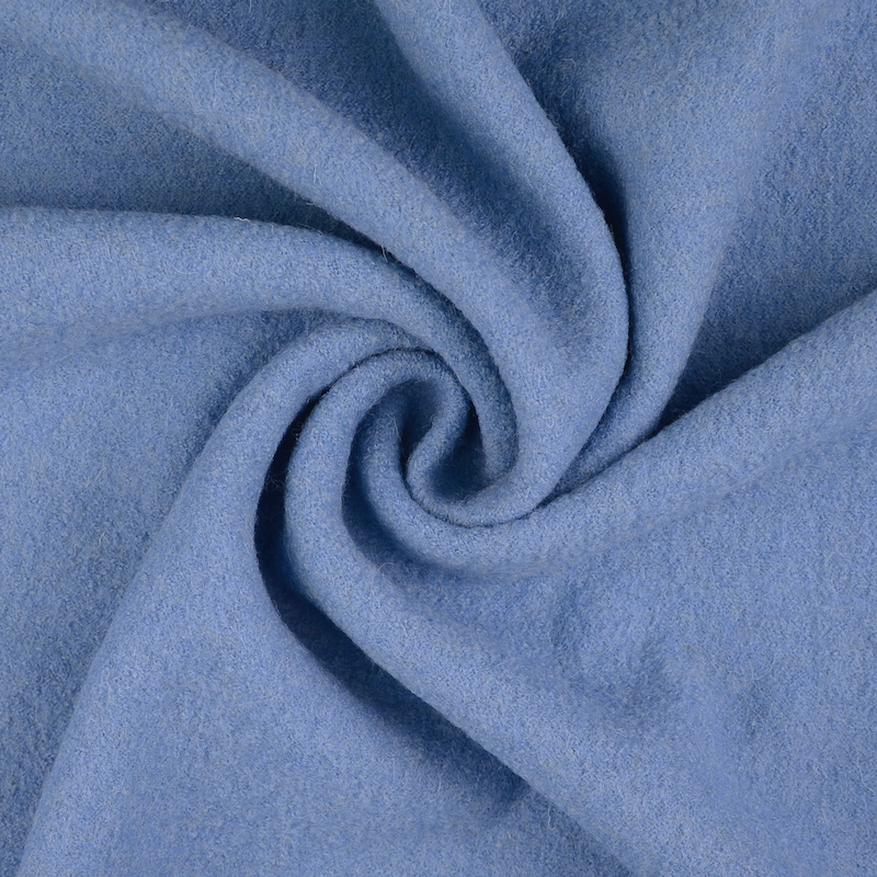 Sky Blue Boiled Wool from Cairn by Modelo Fabrics