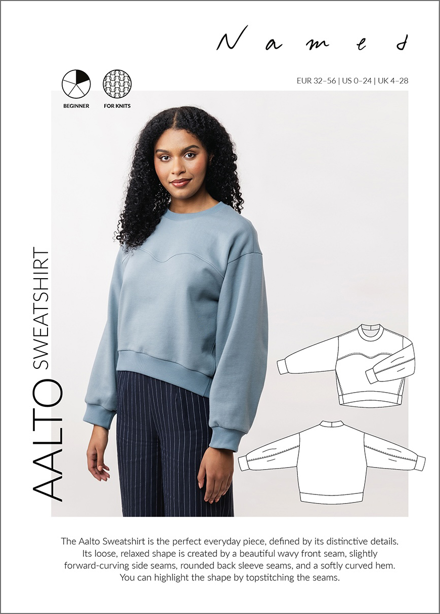 Aalto Sweatshirt Pattern By Named Clothing