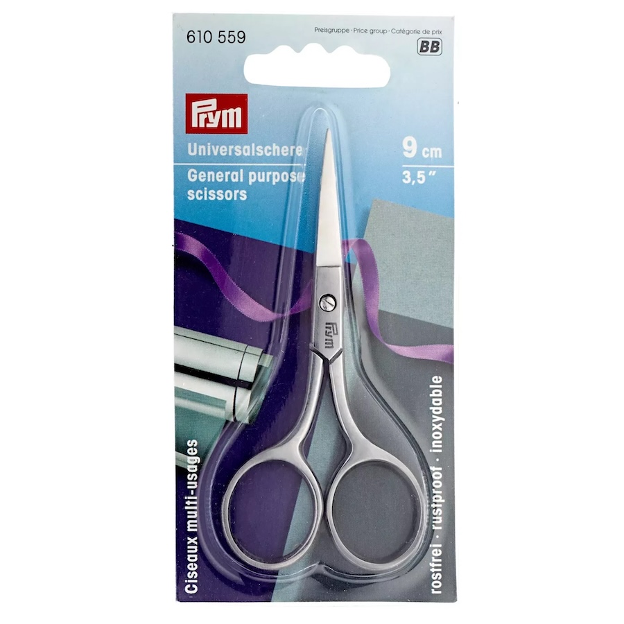 General Purpose Scissors Full Steel 3 1/2 (9 Cm)