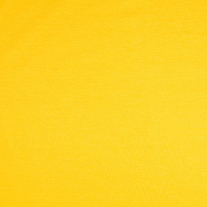 Solid Organic Cotton Knit Jersey Fabric In Yellow 0003
