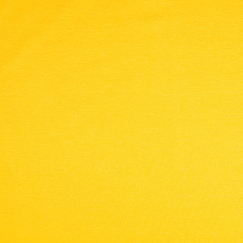 Solid Organic Cotton Knit Jersey Fabric In Yellow 0003