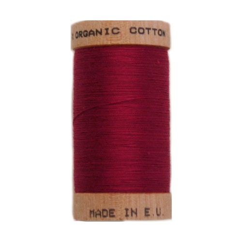 Scanfil Organic Thread 100 Metre Spool - Burgundy