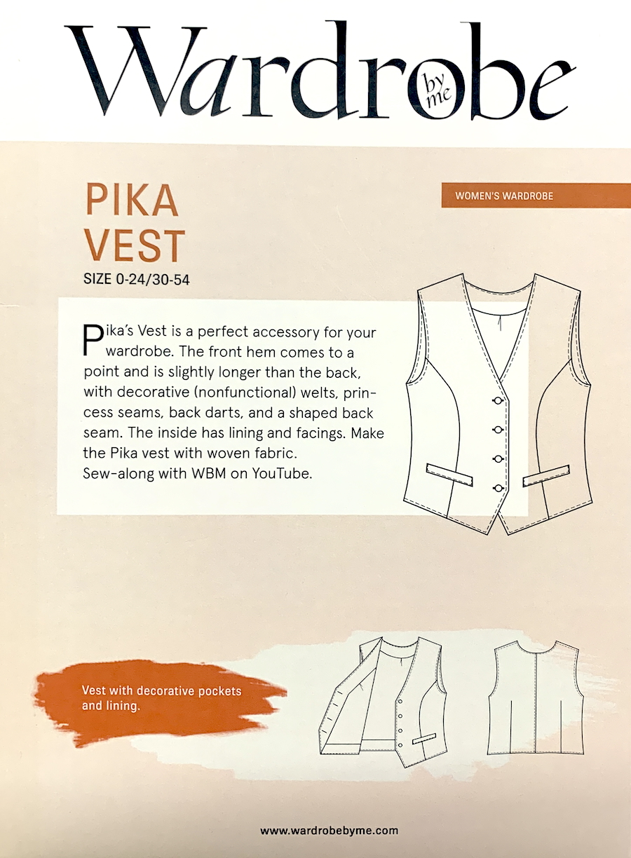 Pika Vest Pattern By Wardrobe By Me