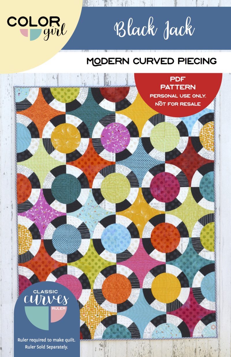 Black Jack Quilt Pattern By Color Girl Quilts