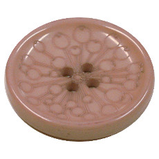 Acrylic Button 4 Hole Seed Head Engraved 28mm Pale Mauve