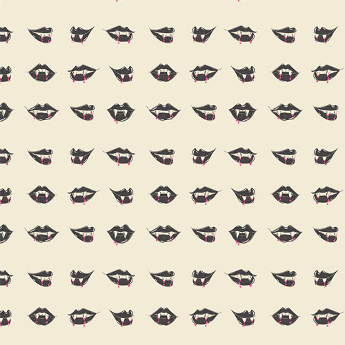 Fangtastic Lips from Sweet n Spookier by AGF Studio in Cotton for AGF