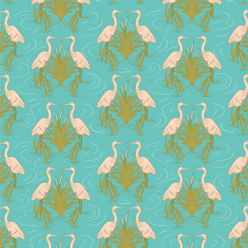 Egret Dance Daybreak from Stillwater by Katie O'Shea for AGF (Avail Dec)