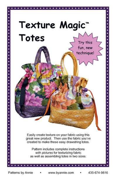 Texture Magic Totes Pattern From ByAnnie (PBA100)