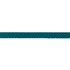 Petrol Foldover Scalloped Edge Elastic - 12mm X 25m