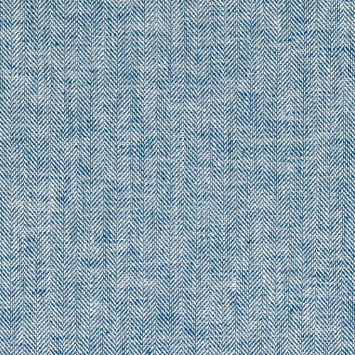 Denim Yarn Dyed Twill Stripe Linen Cotton Blend From Carbury By Modelo Fabrics