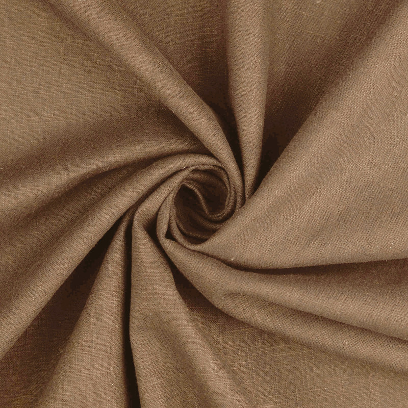 Tan Washed Linen from Carlow by Modelo Fabrics