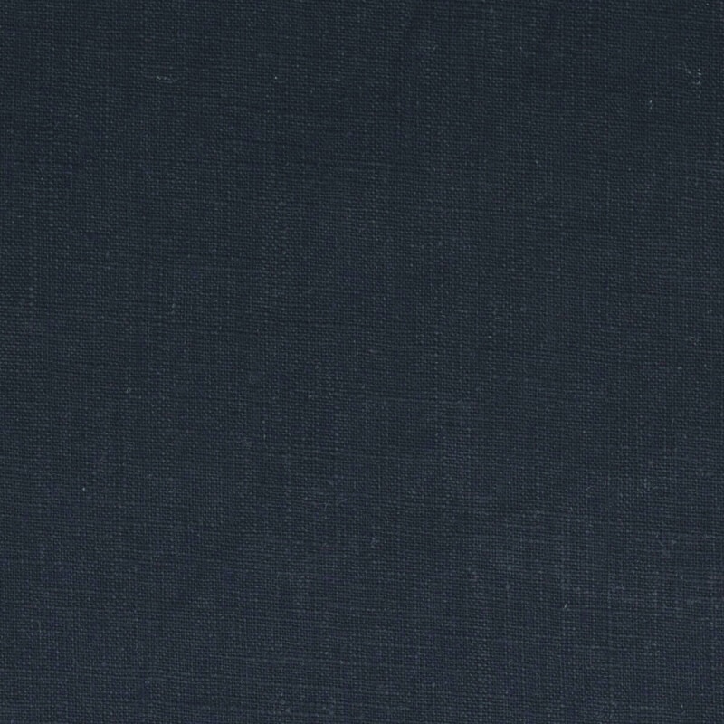 Navy Washed Linen From Carlow By Modelo Fabrics (Avail Jul)