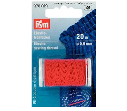 Red Elastic Sewing Thread / Shirring O.5mm X 20m