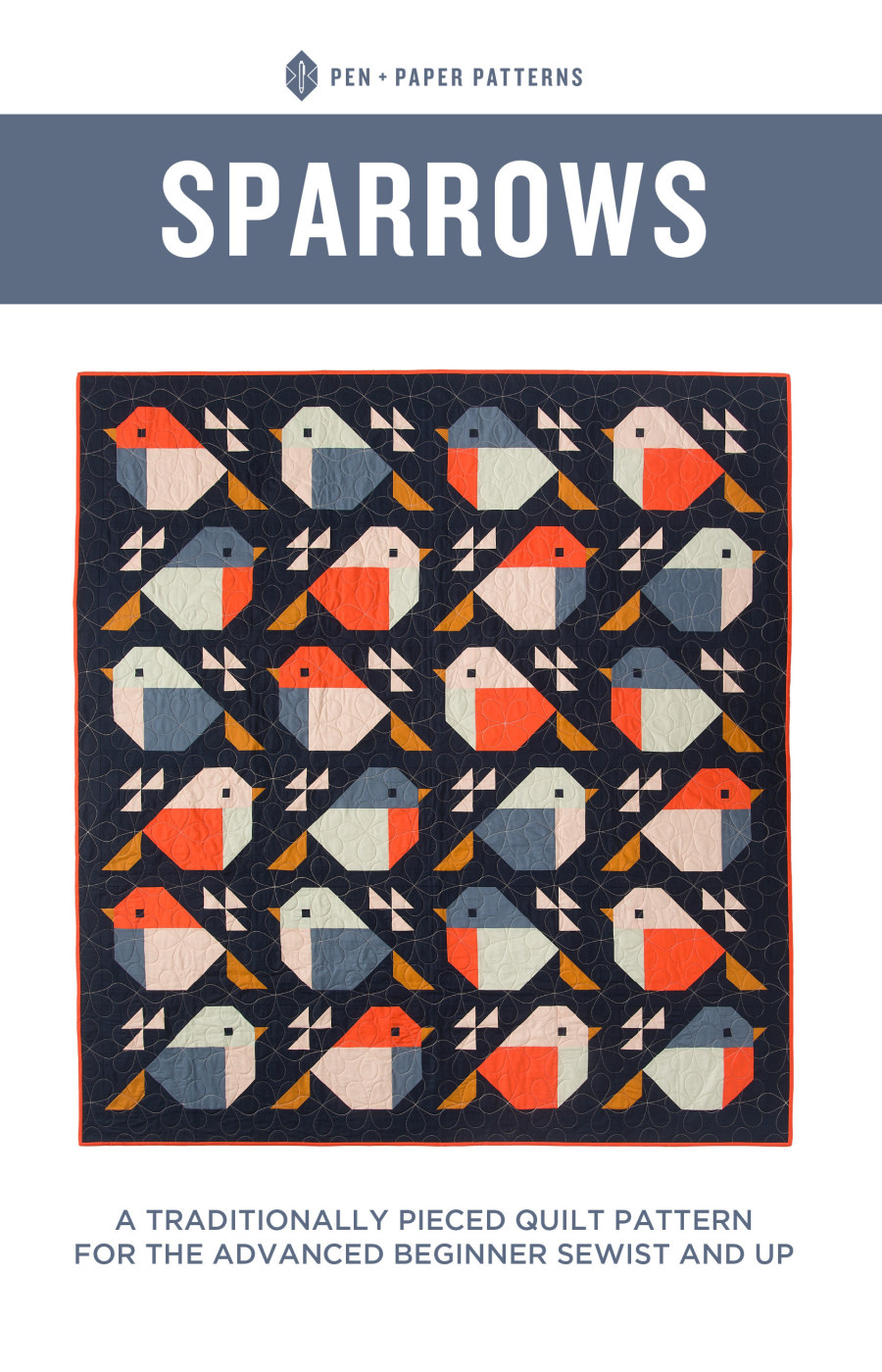 Sparrows Quilt Pattern by Pen + Paper (Due Jan)