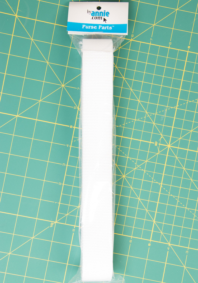 Strapping Polypropylene 1.5 in (38mm) Wide White - 6yd (5.5m) Pack From ByAnnie