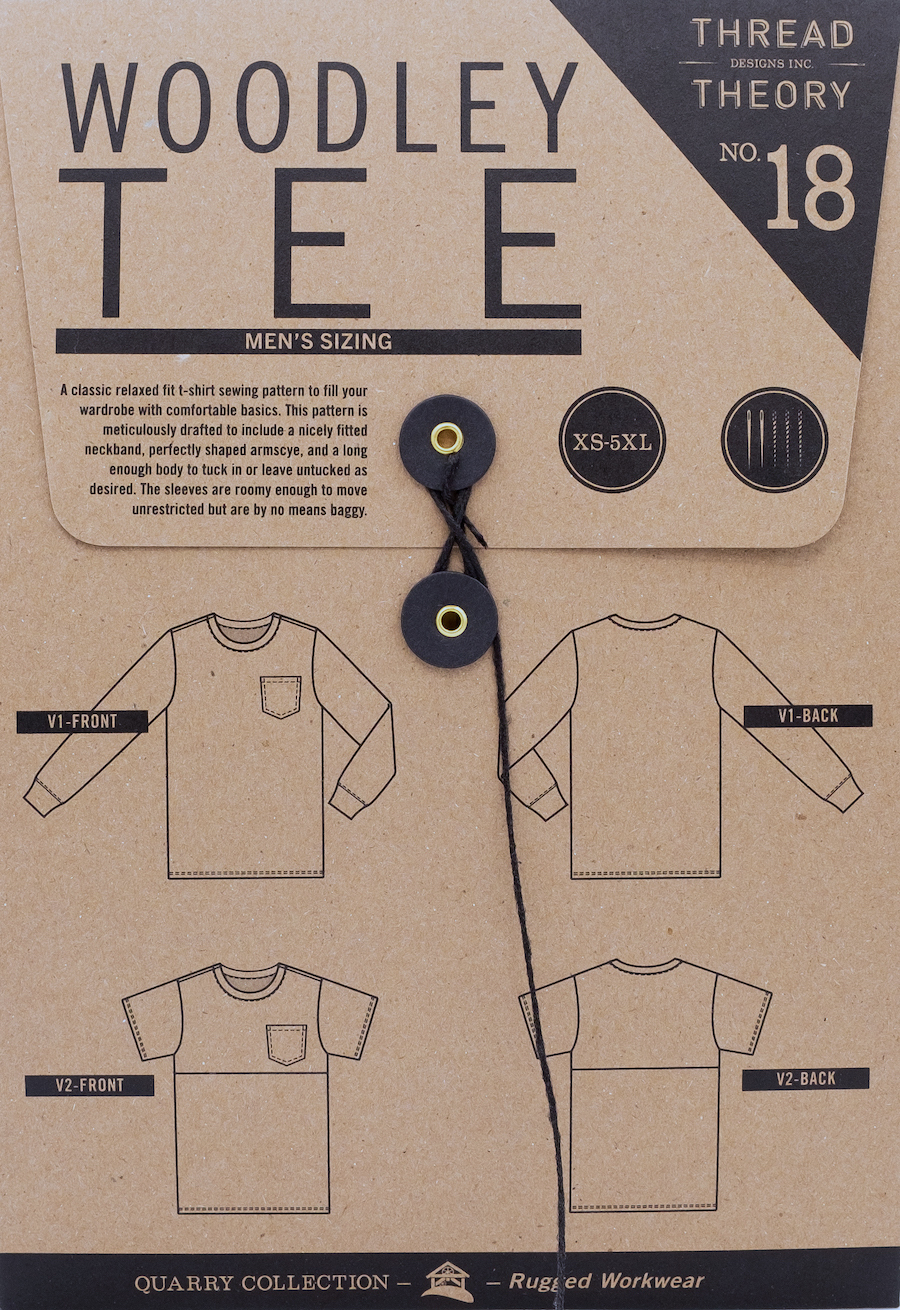 The Woodley Tee Pattern For Men By Thread Theory Designs...