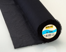 Vlieseline Woven Interlining Medium Weight - Fusible 90cm X 25m - Black