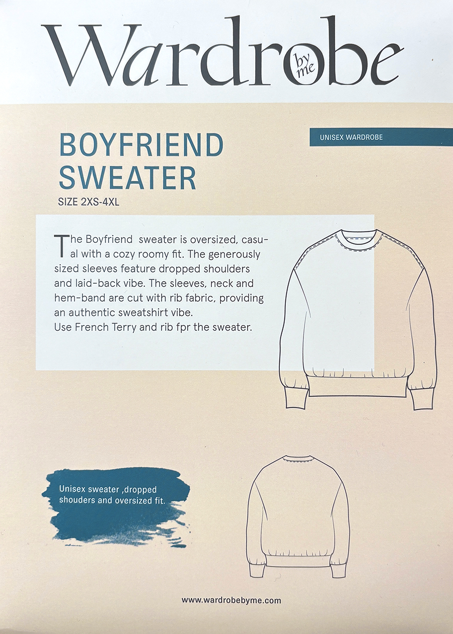 Boyfriend Sweater Pattern By Wardrobe By Me