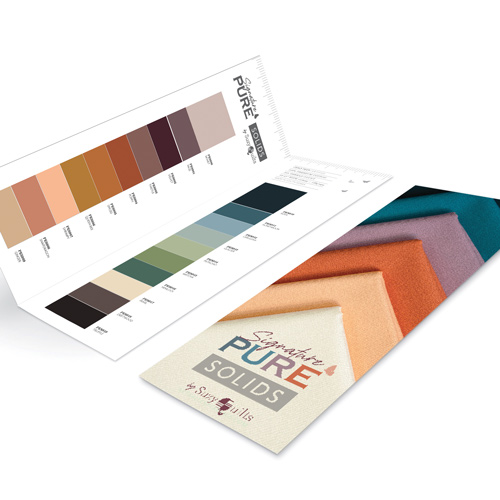 Signature Pure Solids by Suzy Quilts Color Card