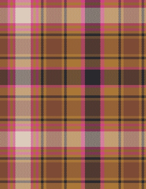 Chevron Plaid Toffee In Flannel From Highlands Flannel By Agf Studio (Avail Jan)