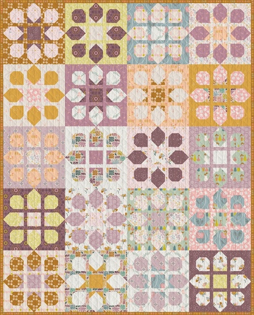 Bloom & Shine Printed Quilt Pattern by Christina Lee for AGF (Avail Oct)